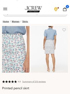 Jcrew Pencil skirt